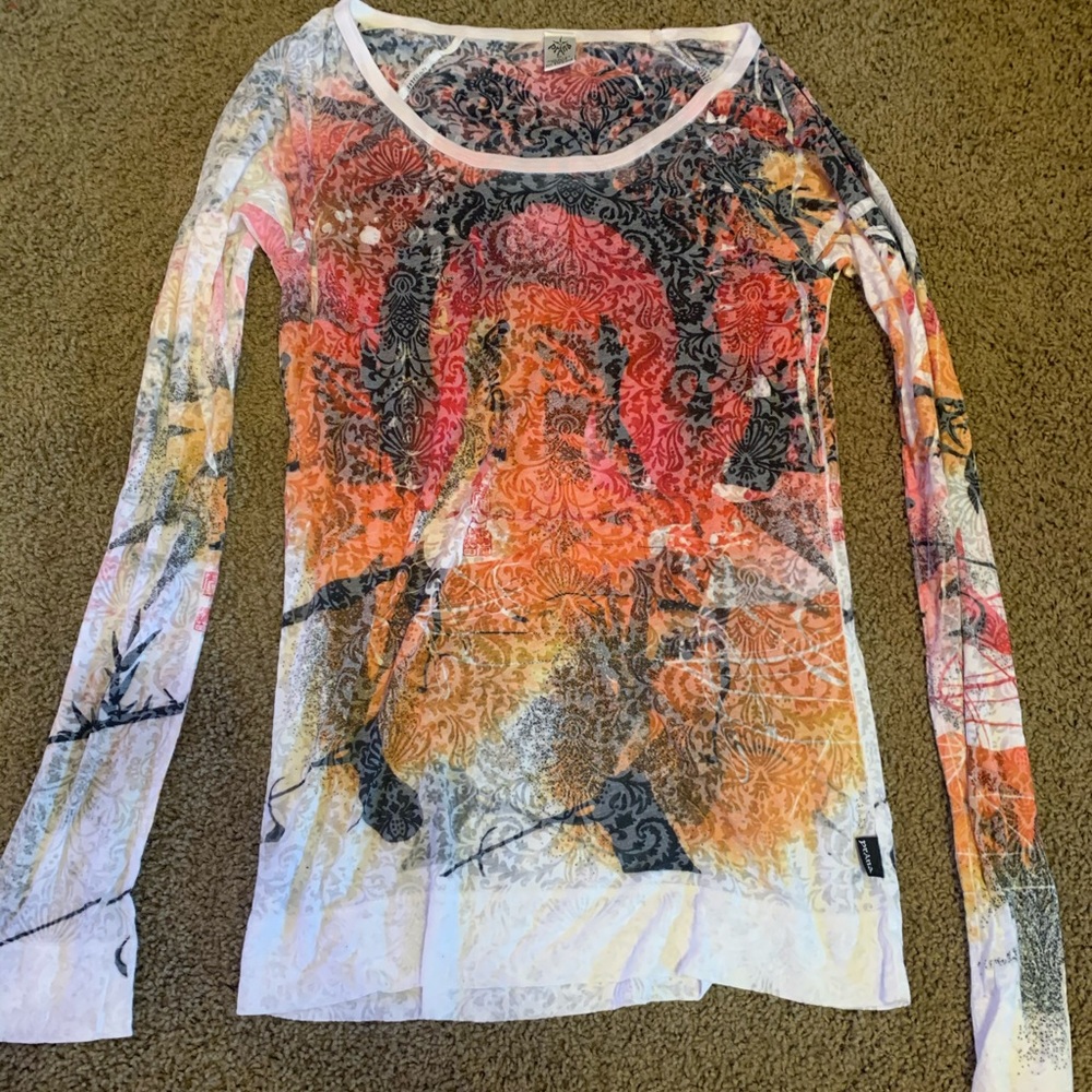 PrAna Yoga Foundation Long Sleeve Tunic sz XL